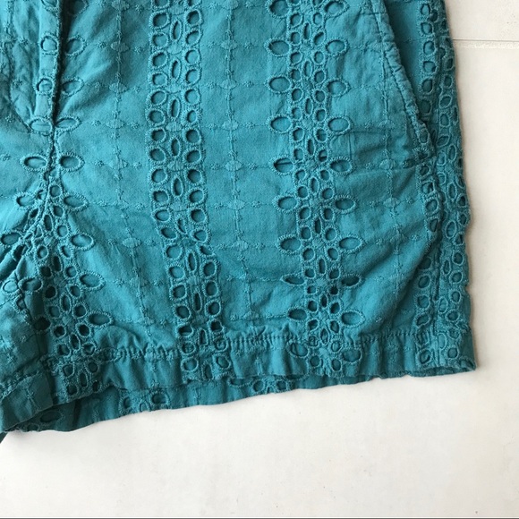 Ann Taylor Loft Factory Eyelet Cotton Shorts SH86 - Picture 3 of 8